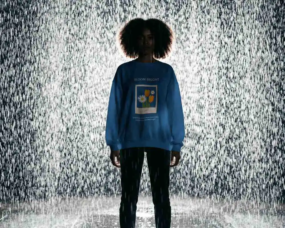 Stylish Oversized Sweatshirt Mockup For Unique Custom Designs And Fashion Promotions Online