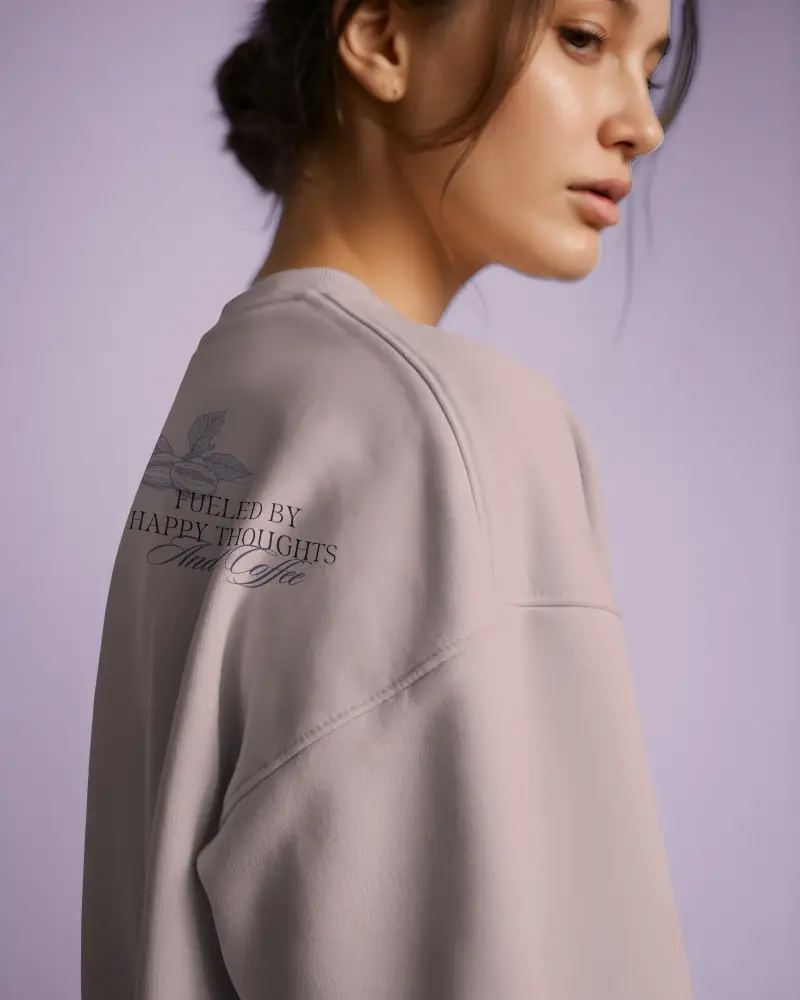 Fashionable Womens Sweatshirt Mockup In Stylish Minimalist Design Presentation
