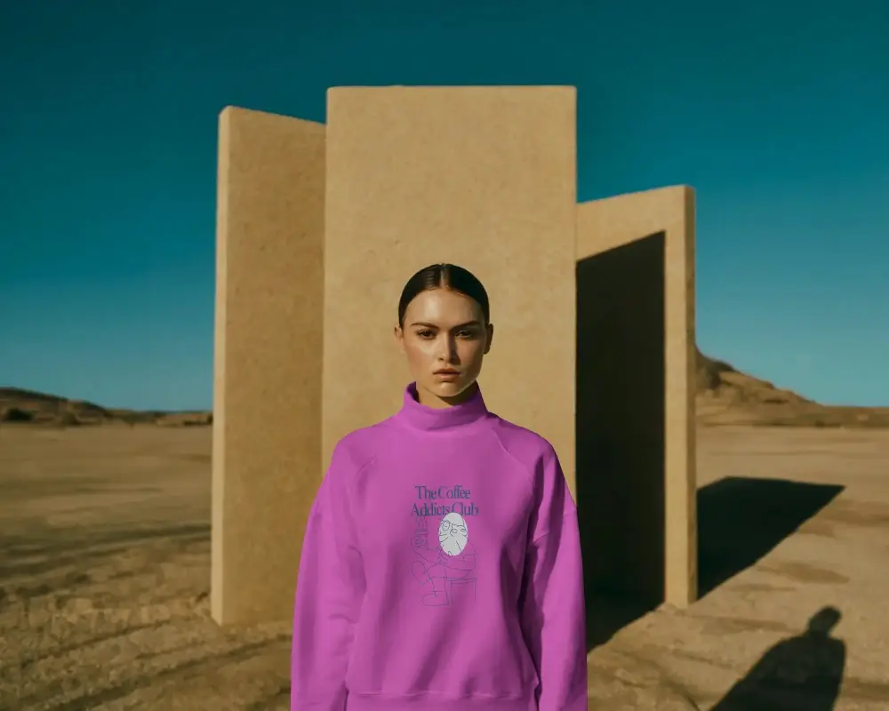 Urban Inspired Oversized Sweatshirt Mockup For Modern Casual Wearers