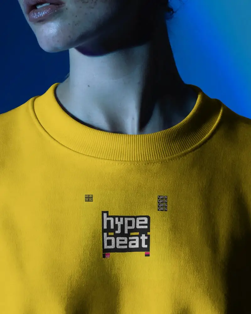 Cozy Soft Fabric Sweatshirt Mockup Ideal For Showcasing Apparel And Fashion Branding Ideas