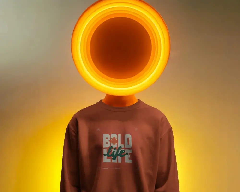 Modern Minimalist Sweatshirt Mockup For Streetwear Collection And Ecommerce Site