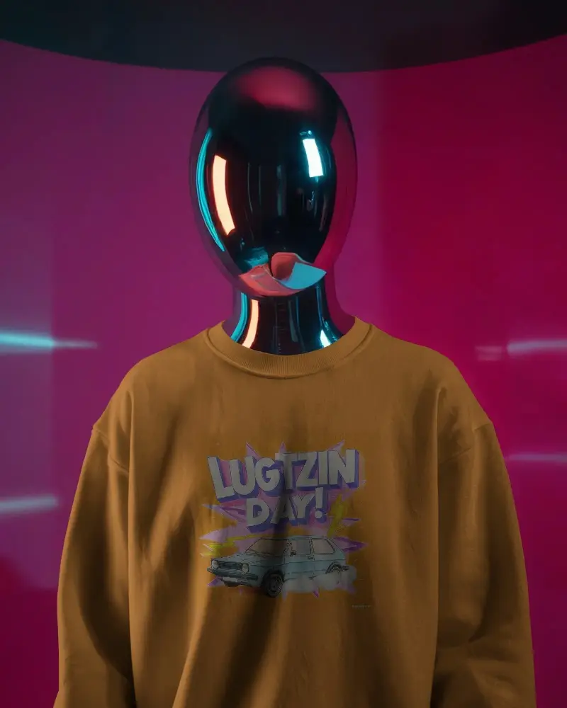 Sleek Modern Minimalist Sweatshirt Mockup For Fashion Apparel Brand Visual Presentation