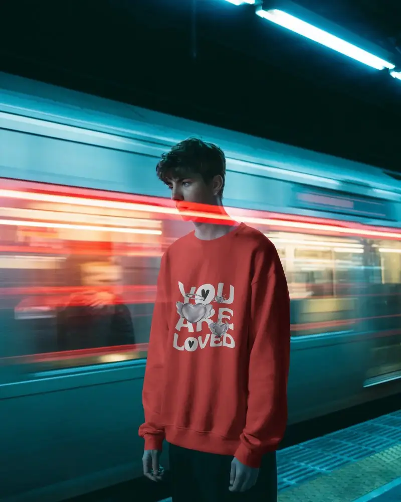 Modern Urban Sweatshirt Mockup For Fashion Designers And Streetwear Brands Online