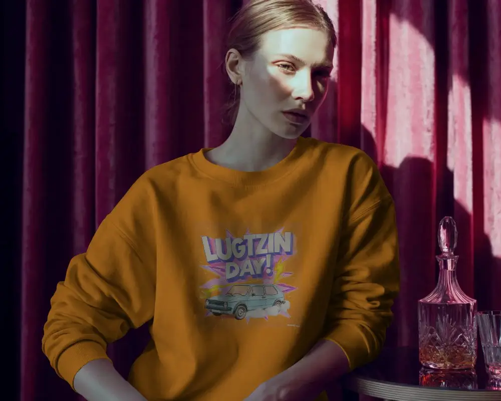 Premium Casual Womens Crewneck Sweatshirt Mockup For Fashion Brand Promotion