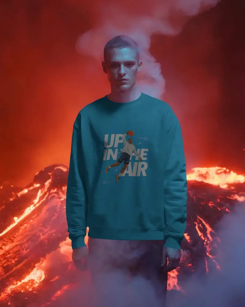 Plain Minimalist Sweatshirt Mockup For Custom Fashion Designs And Printing Showcase