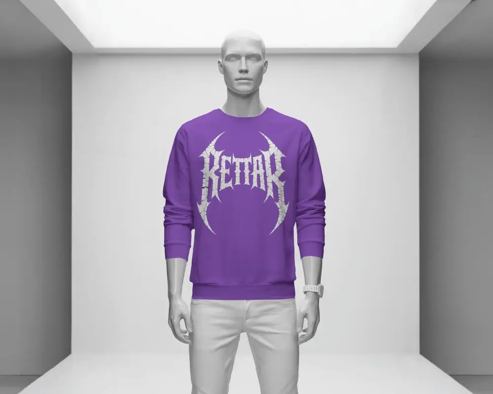 Comfortable Casual Crewneck Sweatshirt Mockup For Mens Daily Wear And Relaxed Style