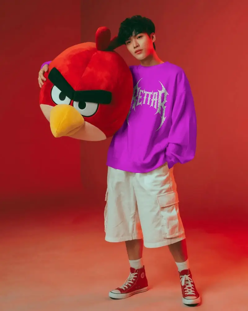 Soft Fabric Basic Sweatshirt Mockup For Casual Looks And Loungewear Closet Essential