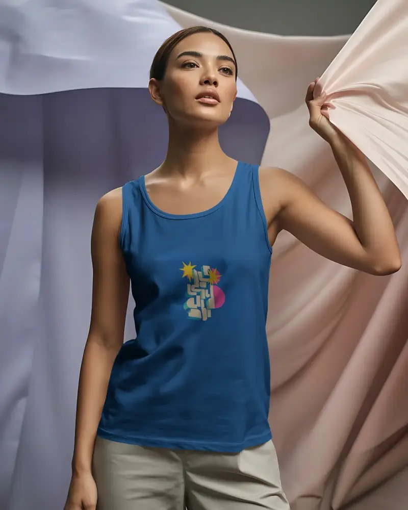 High Quality Blank Tank Top Mockup For Women Digital Fashion Presentations And Branding