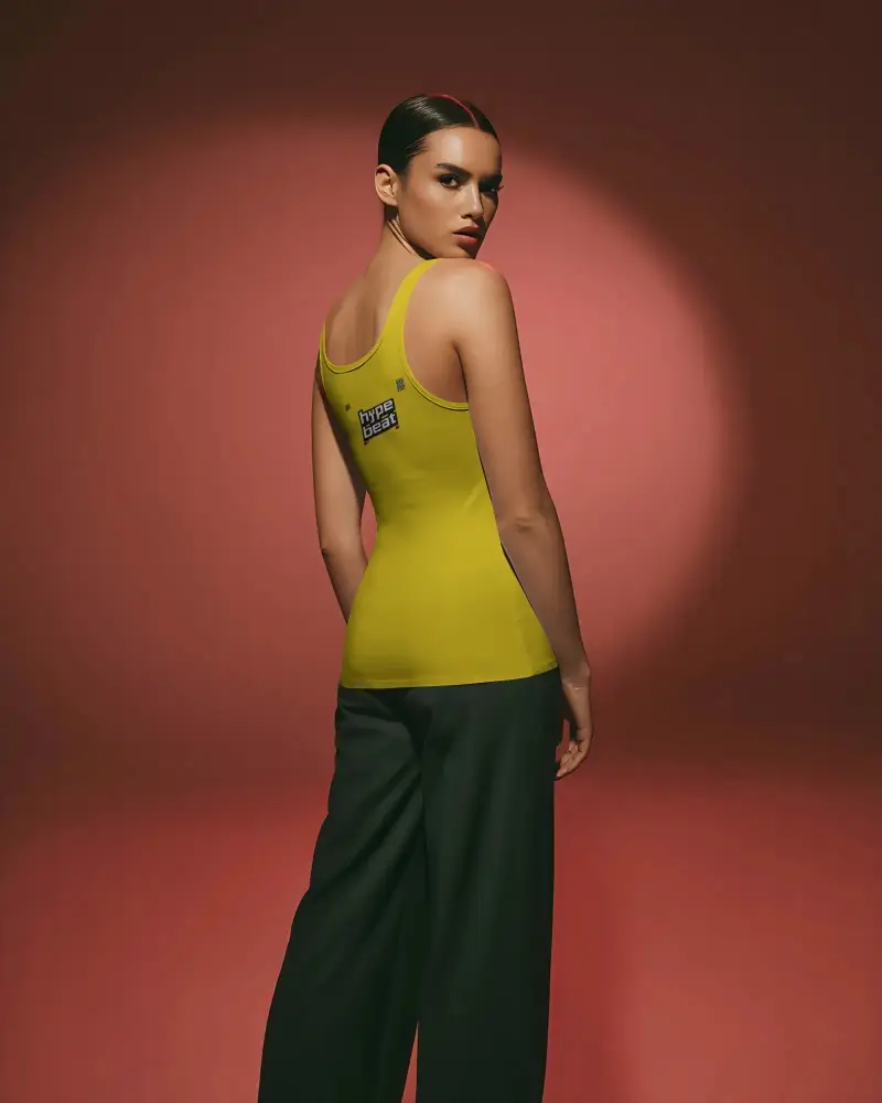 Womens Sleek Athletic Fit Tank Top Mockup Ideal For Summer And Workout Wear