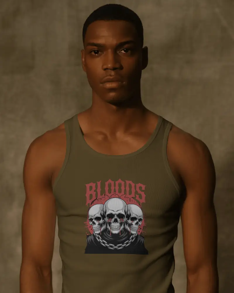 Premium Mens Ribbed Tank Top Mockup For Summer Clothing Fashion Brands And Online Stores