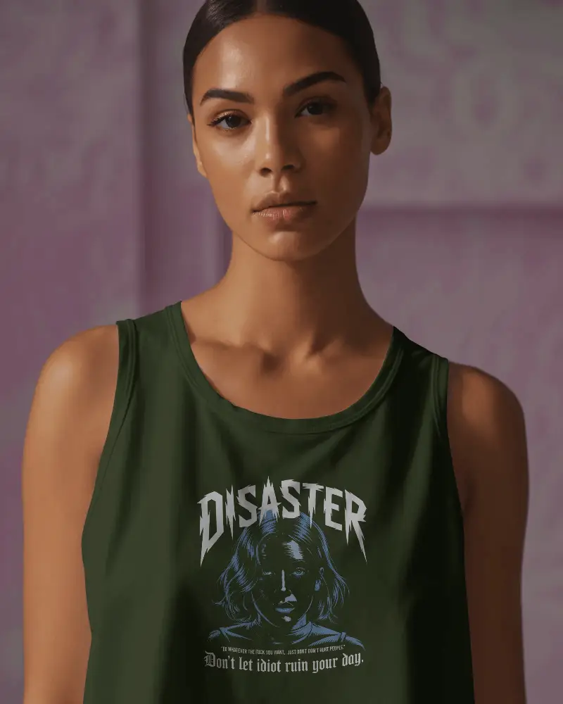 High Quality Womens Tank Top Mockup For Fashion Brand Promotion And Online Store Display