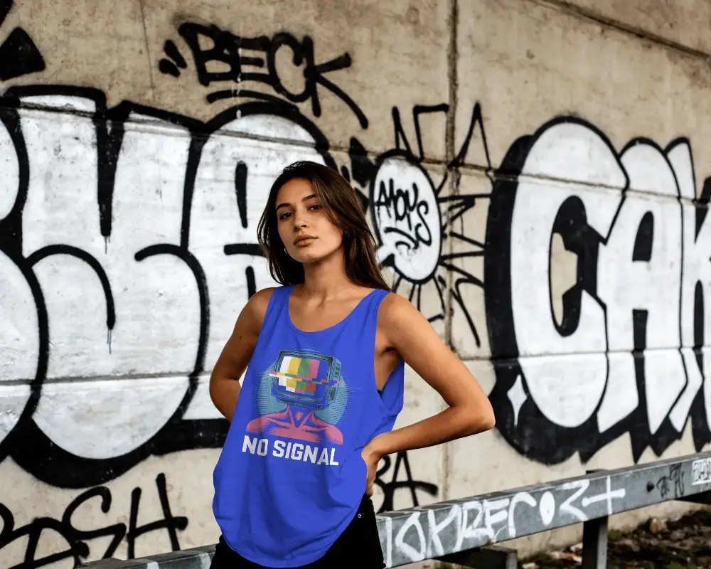 Stylish Womens Sleeveless Tank Top Mockup For Custom Apparel Design Presentation Use