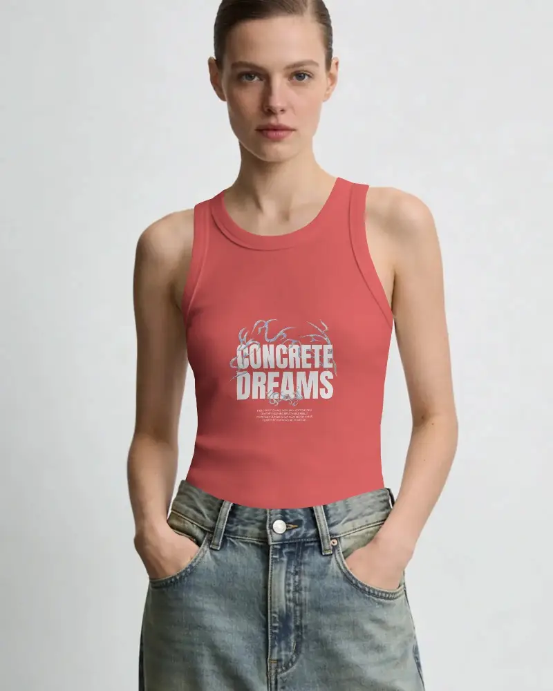Stylish Women Tank Top Mockup For Casual Wear And Fashion Brand Promotion