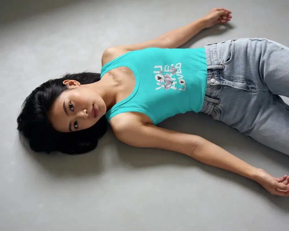Soft Fitted Tank Top Mockup Showcasing Relaxed Fit And Modern Apparel For Casual Wear