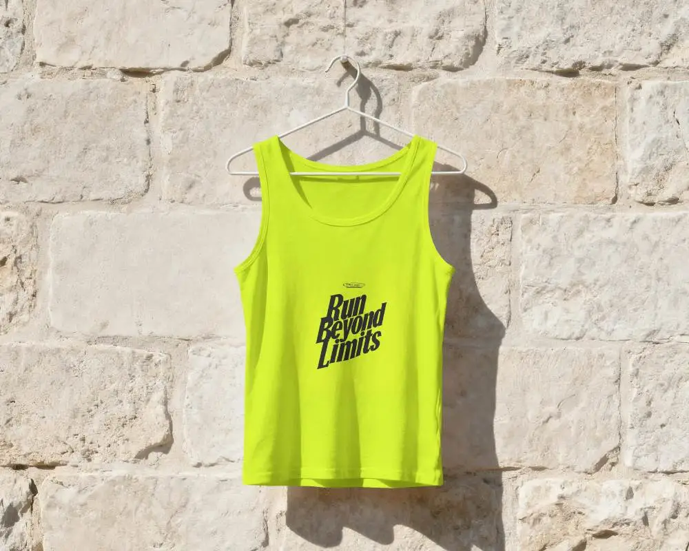 Premium Quality Cotton Tank Top Mockup For Stylish Summer Outfit Visualization Hipster Style