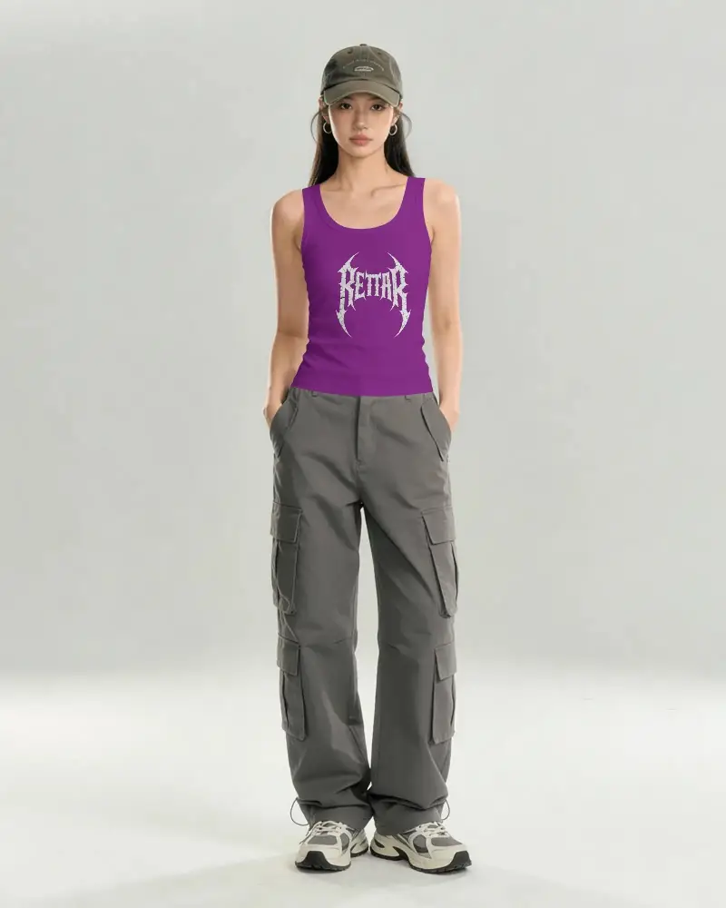 Casual Sleek Tank Top Mockup For Women Perfect For Summer And Layering Stylish And Comfortable Fit