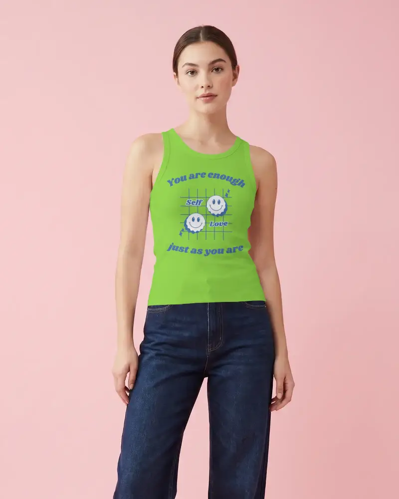 Slim Fit Casual Tank Top Mockup For Womens Summer Wardrobe And Stylish Outfit Ideas