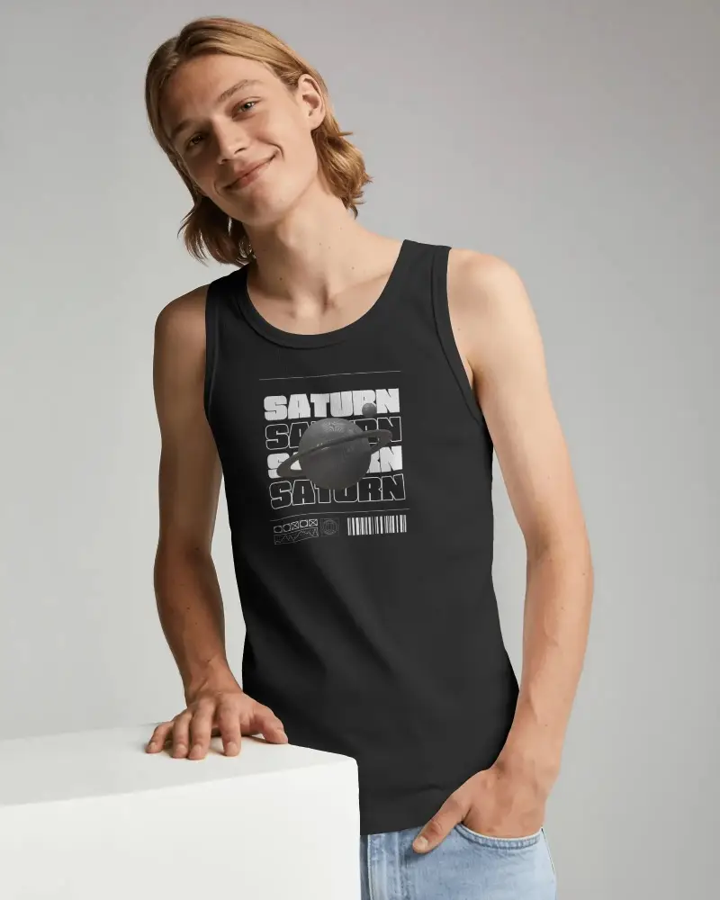 Comfortable Ribbed Tank Top For Men Stylish Sleeveless Casual Wear For Summer Outfits