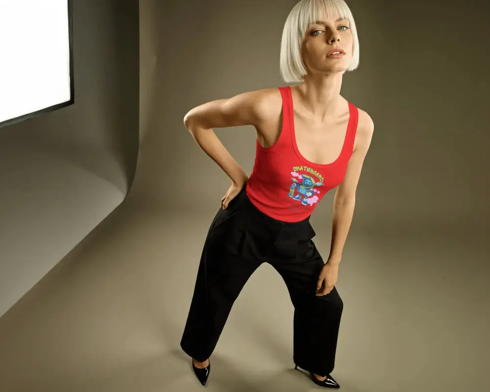 Stylish Womens Tank Top Mockup For Modern Fashion Brand Promotion And Product Display