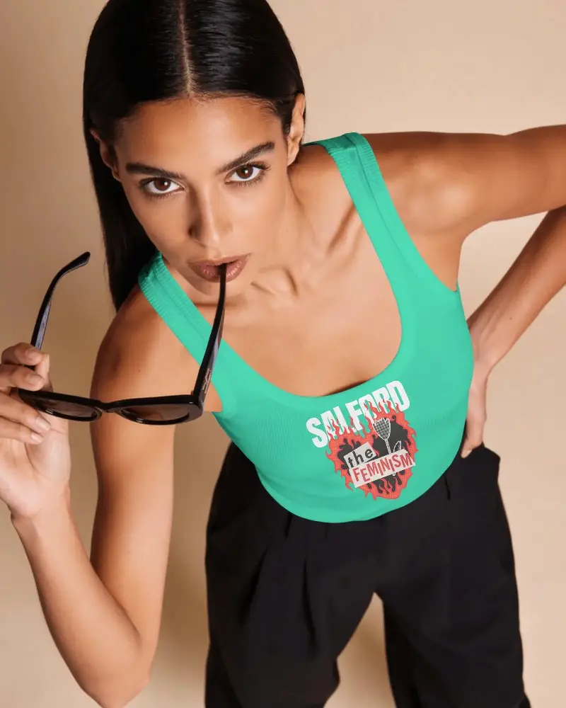 Stylish Ribbed Tank Top Mockup For Fashion Brands And Designers Display