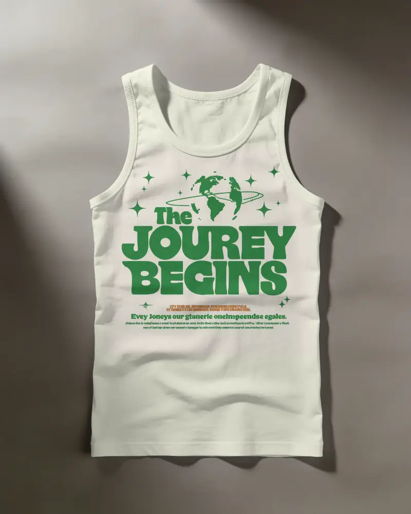 Sleeveless Comfortable Cotton Tank Top Mockup For Custom Printing And Casual Wear Showcase