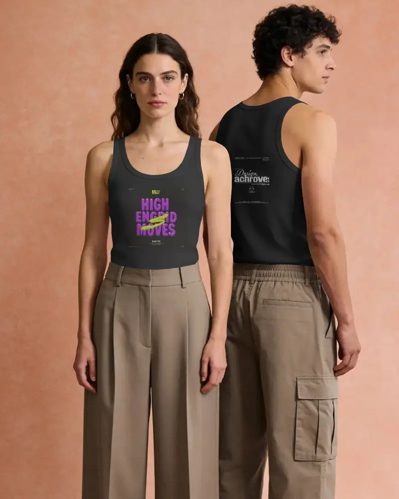 Premium Ribbed Cotton Tank Top Mockup Ideal For Casual Wear And Versatile Style Options