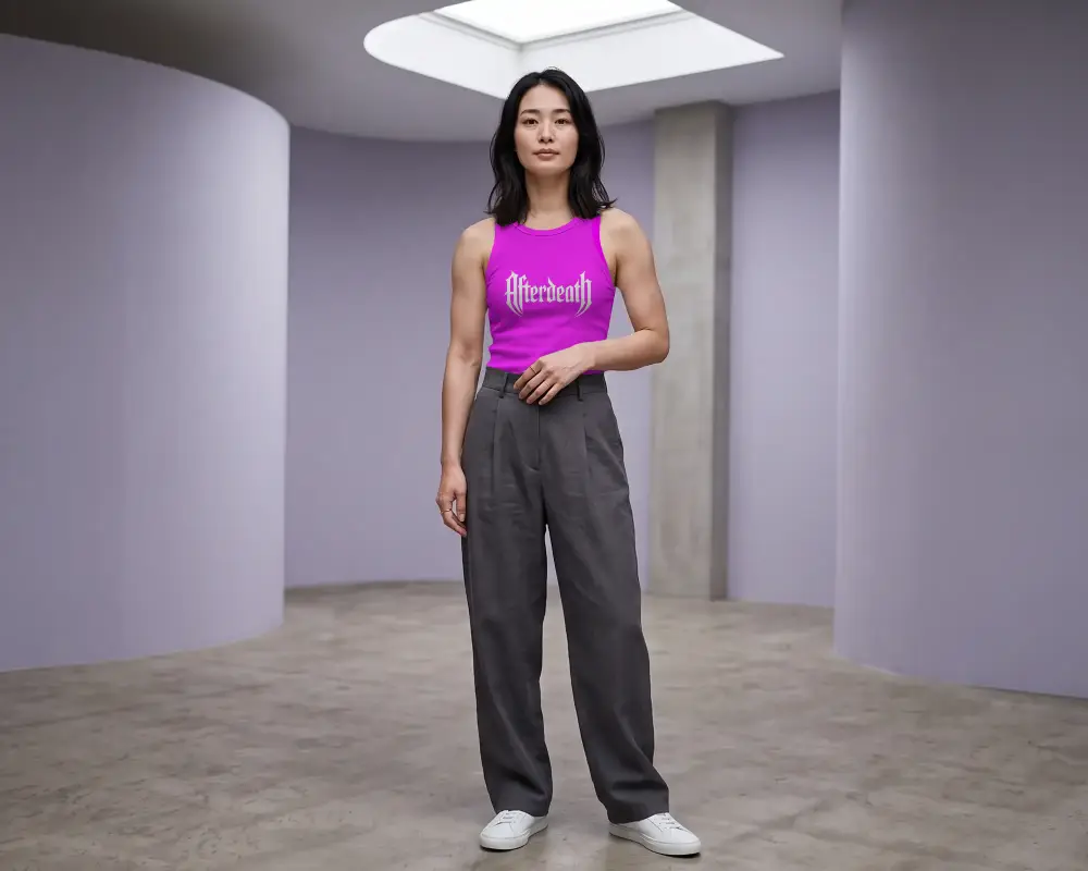 Modern Urban Sleeveless Tank Top Mockup For Fashion Brand Promotion And Online Store