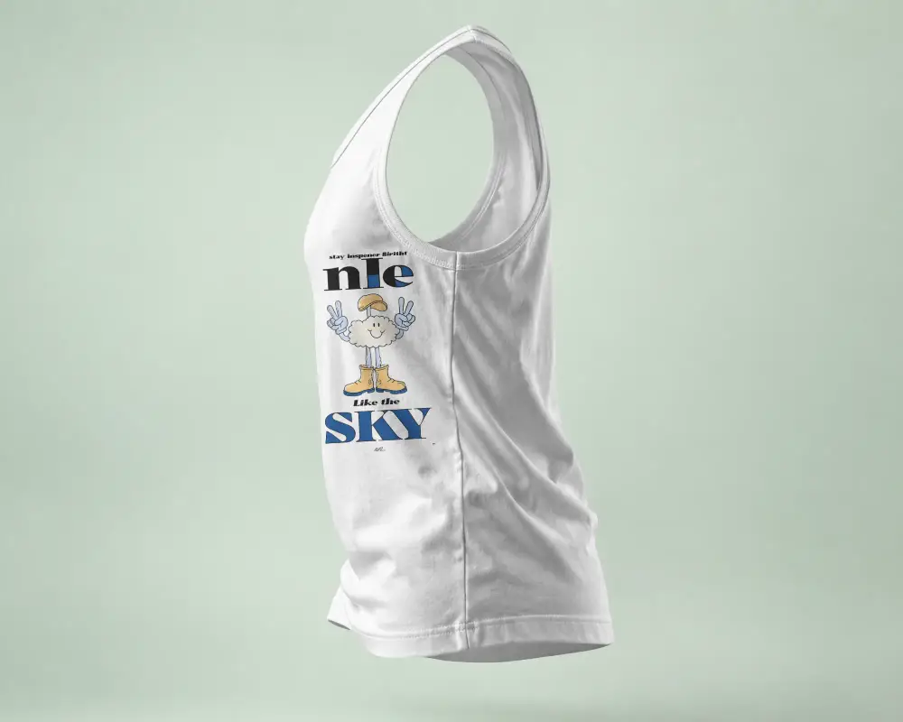 Sleeveless Tank Top Mockup For Apparel Designs Promotional Use And Custom Branding