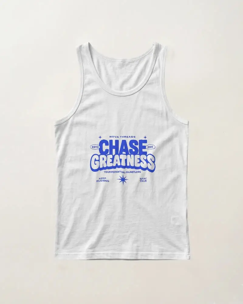 Casual Fit Unisex Tank Top Mockup Ideal For Athletic Wear And Lifestyle Apparel
