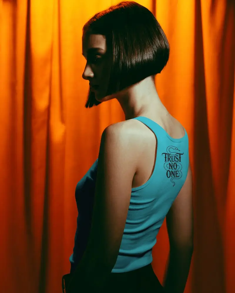 Stylish Womens Tank Top Mockup Showcasing Modern Sleeveless Fashion For Trendy Outfits