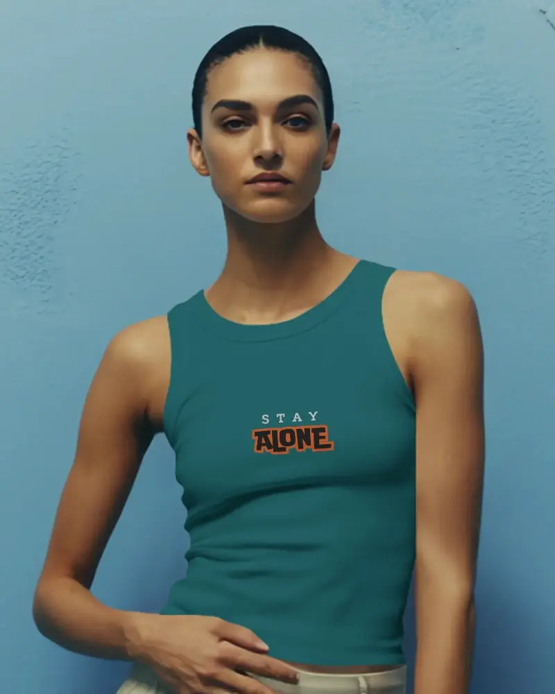 Seamless Female Tank Top Mockup Fashionable Fit Perfect For Summer Outfits And Casual Wear