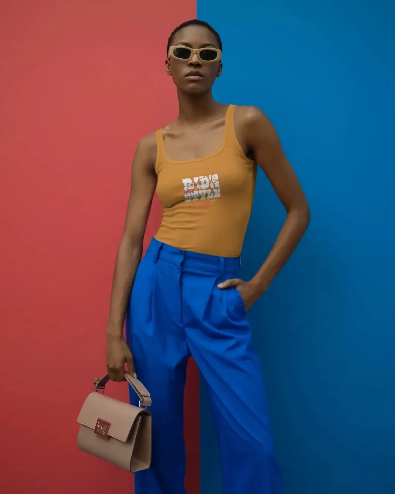 Minimalist Slim Fit Tank Top Mockup Perfect For Layering Or Warm Weather Looks