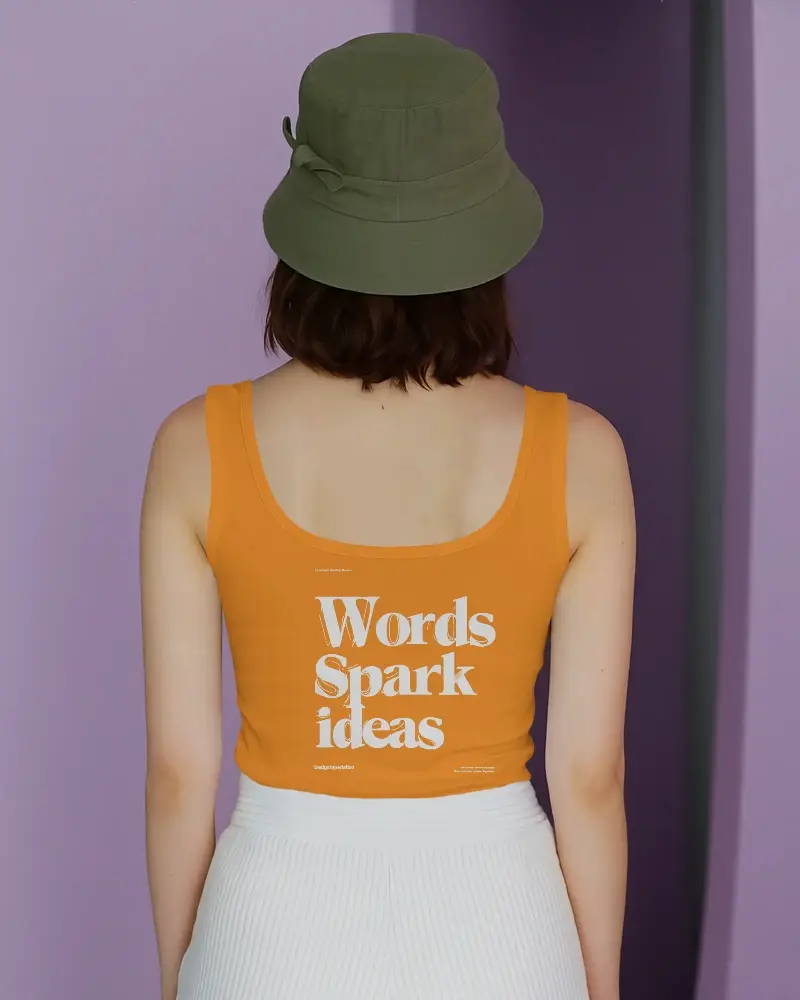 Stylish Summer Tank Top With Classic Back Design And Comfortable Fit For Everyday Wear