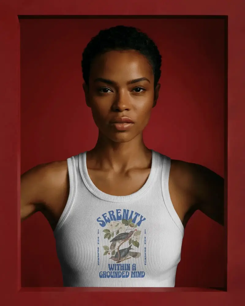 Premium Ribbed Tank Top Mockup For Fashion Designers And Brands Showcase