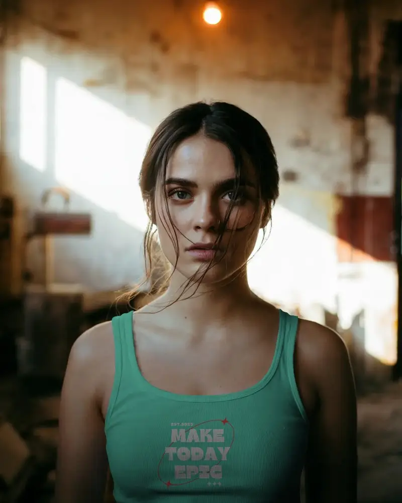 Stylish Womens Tank Top Mockup For Modern Casual Wear Branded Apparel Presentation