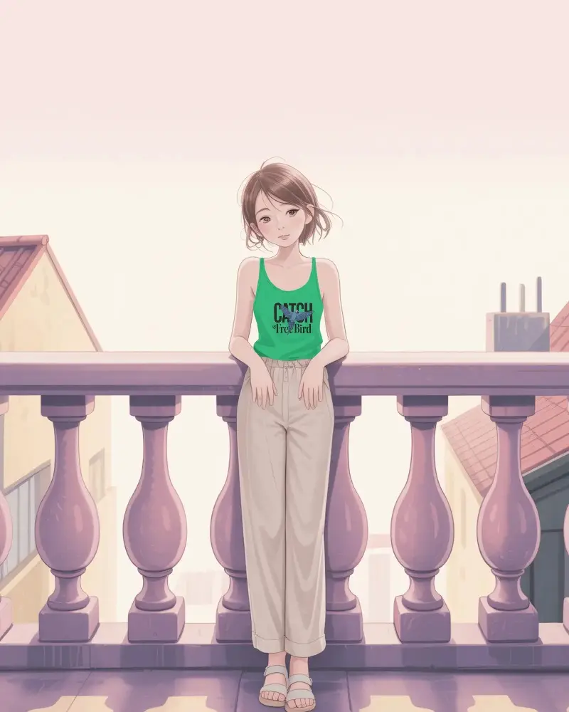 Comfortable Casual Anime Womens Tank Top For Summer Fashion Ready To Style Everyday Wear