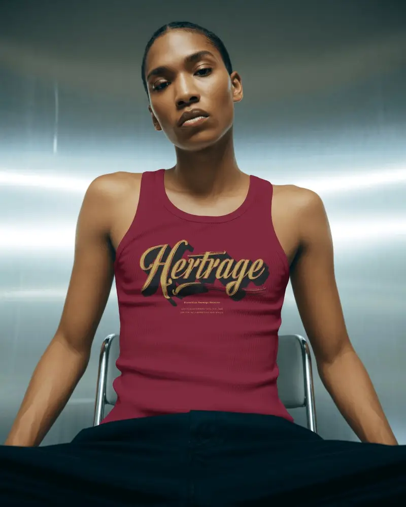 Sleek Athleisure Tank Top Mockup Showcasing Clean Lines And Versatile Athletic Appeal