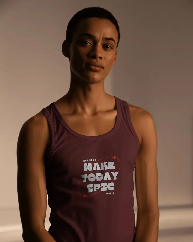 Premium Quality Unisex Tank Top Mockup For Custom Apparel Designs And Brand Promotions