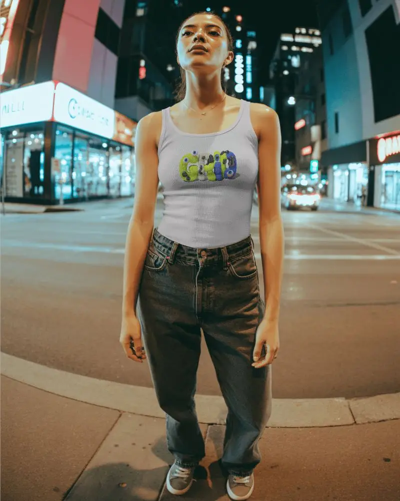 Urban Street Style Tank Top Fashionable Comfortable Sleeveless Summer Casual Wear