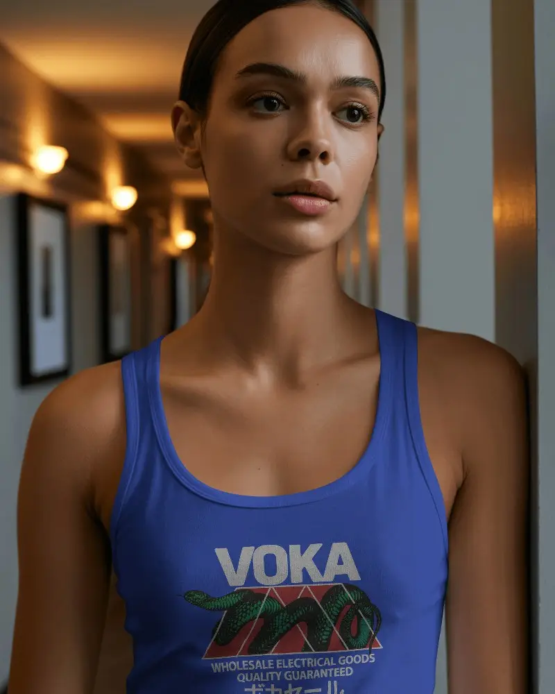 High Quality Stretchy Tank Top Mockup For Branding And Custom Graphic Design Showcase