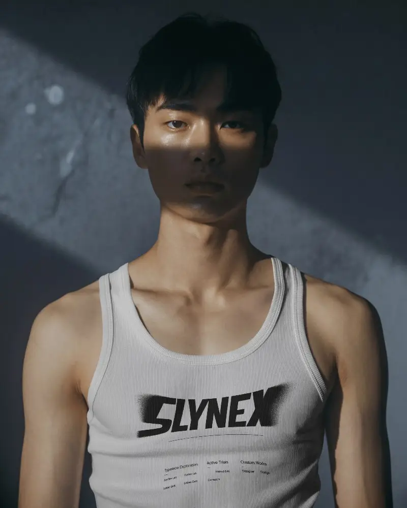 Sleeveless Ribbed Tank Top Mockup For Men Stylish Comfortable Fit Modern Design