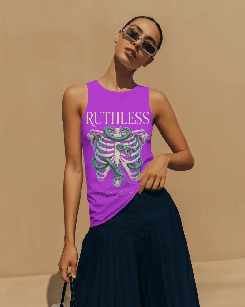 Sleeveless Fit Tank Top Mockup For Women With Casual Style Perfect For Summer Wardrobe