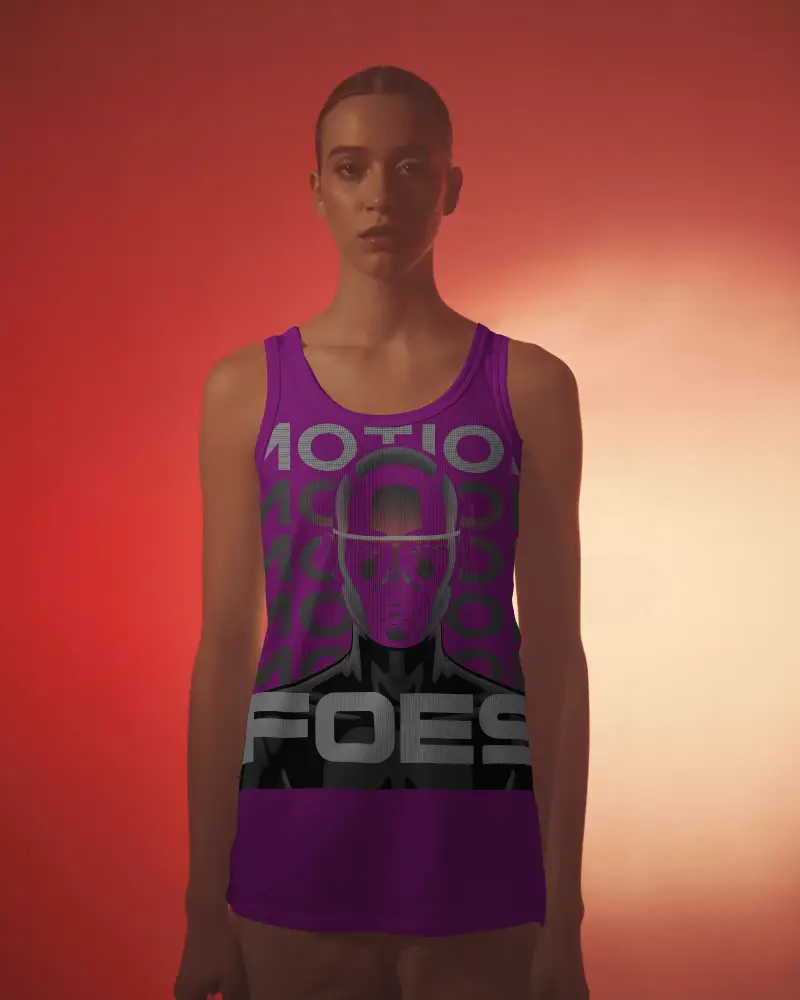 Womens Cotton Ribbed Tank Top Mockup Plain Sleeveless Tank Top Presentation