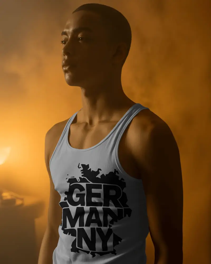 Sleeveless Men Tank Top Mockup For Fitness Activewear Brand Marketing Casual Style