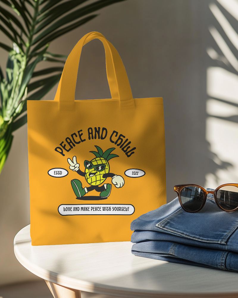 Totebag mockup   give hyphenated precise captions for these {subcategory} Mockups. make them descriptive, no need to explain each output  Example   sunlit Interior T Shirt Mockup Female Model Looking Down In Soft Warm Lighting Casual And Peaceful Ambience hoodie 0143