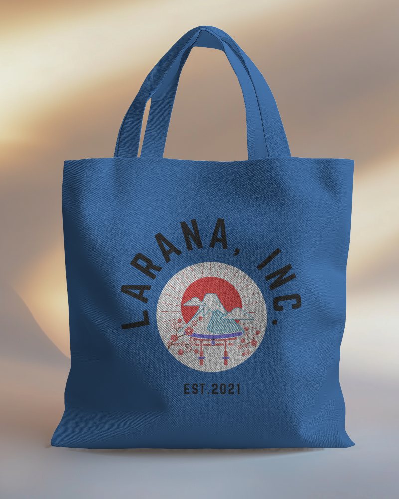Sunset Glow Tote Bag Mockup White Fabric Bag With Soft Wrinkles Against Warm Gradient Lighting Elegant And Cozy Mood 0144