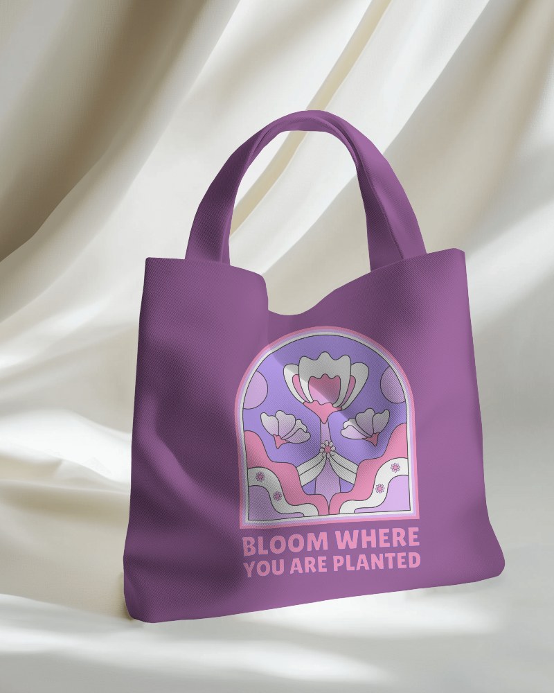 Elegant Fabric Draped Tote Bag Mockup Softly Lit White Canvas Bag Against Flowing Cream Textile Minimalist And Sophisticated Look 0145