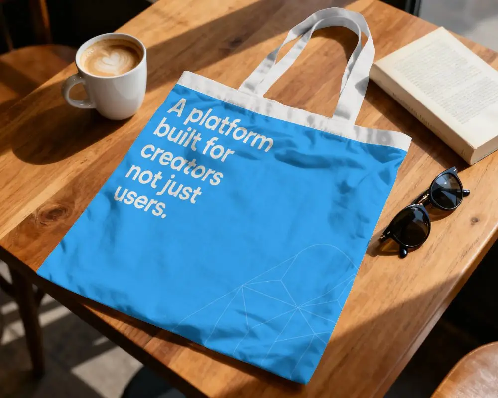 Eco Friendly Canvas Tote Bag Mockup For Custom Designs And Promotional Brands Showcase