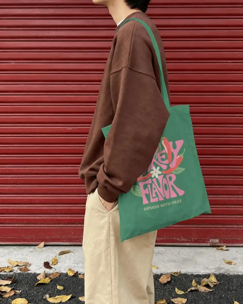 Minimal Canvas Tote Bag Mockup For Custom Designs And Branding Ideas Display
