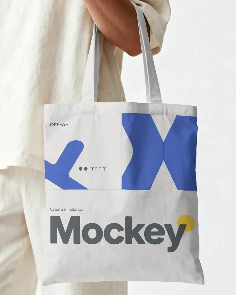 Stylish Casual Tote Bag Mockup For Mockup Design Presentations And Branding Projects